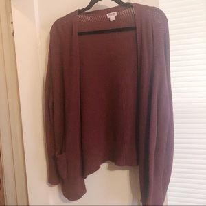 Maroon Cardigan
